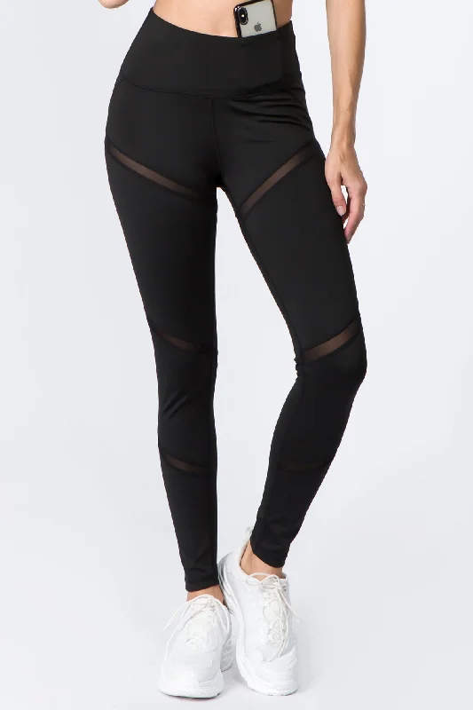 Active Power Mesh Workout Leggings Refined Women's 