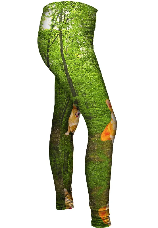 Orange White Yorkie Forest Youthful Women's Pop