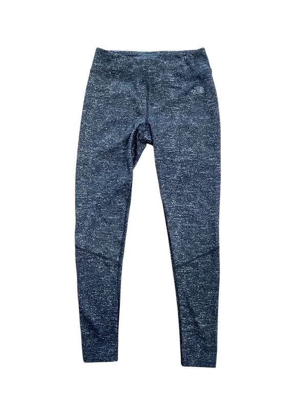 Athletic Leggings By The North Face In Grey, Size: M Sleek Women's Metallic