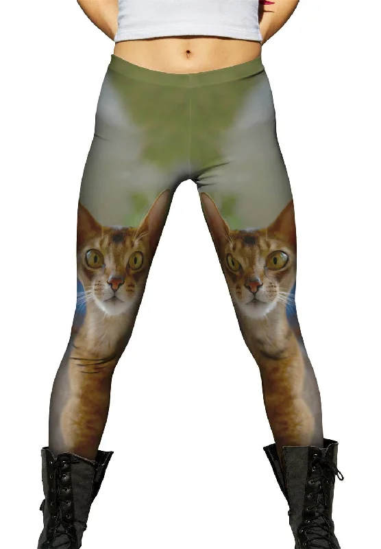 Big Eyed Brow Cat Sharp Women's Italian
