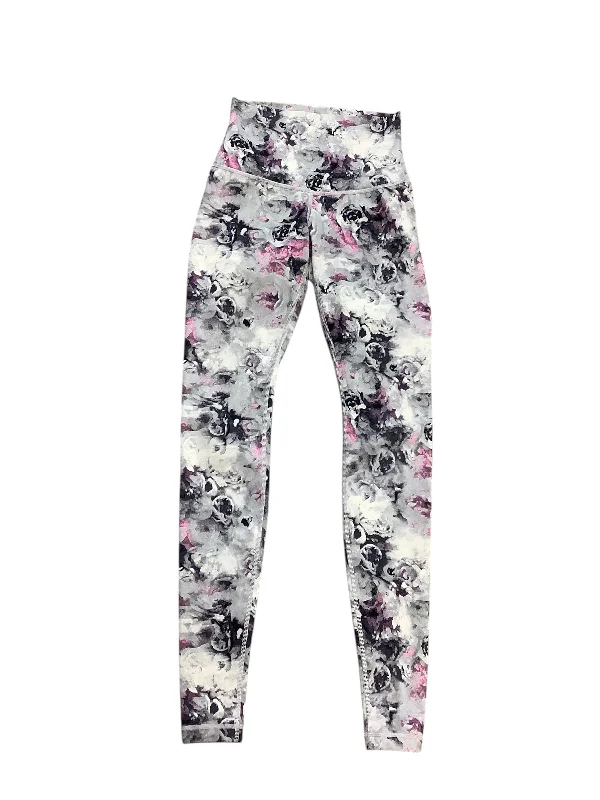 Athletic Leggings By Lululemon In Grey, Size: Xs performance