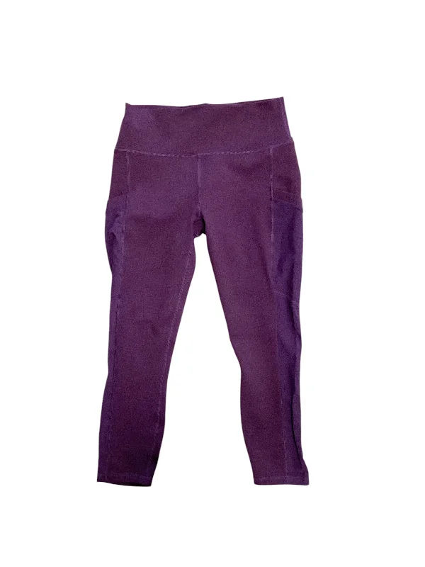 Athletic Leggings By Fabletics In Maroon, Size: M Refined Women's Hand - crafted