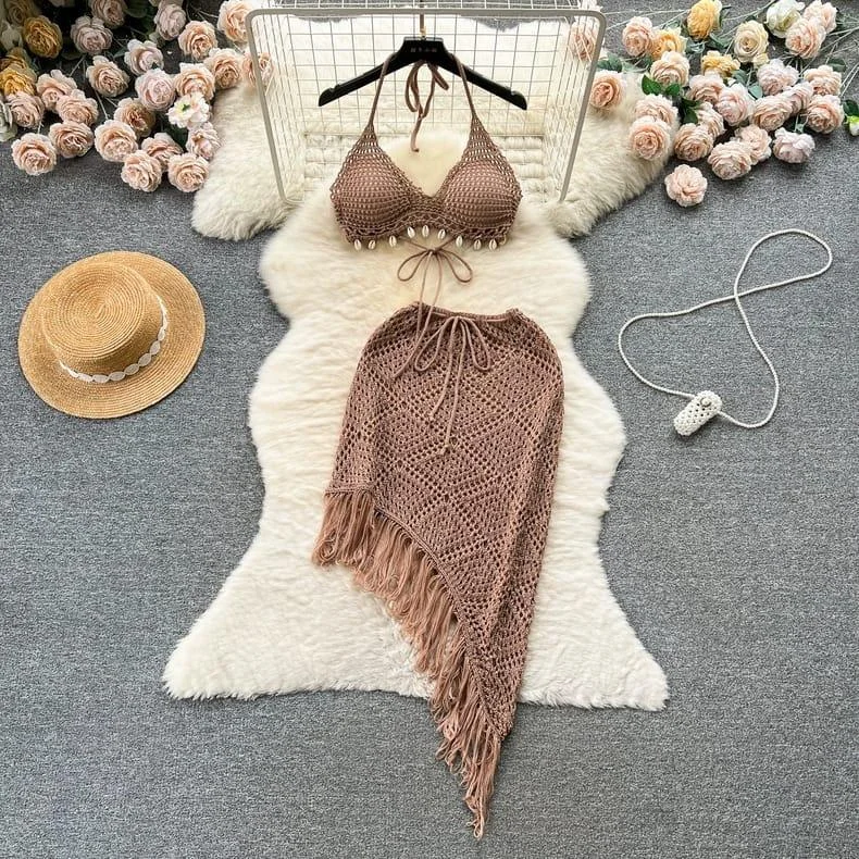 Melsa Crochet Coord Set Refined Women's 