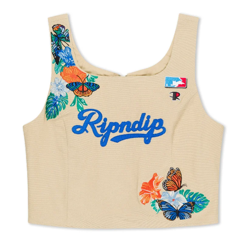 Los Ripndip Corset Top (Khaki) Streetwear Style for 