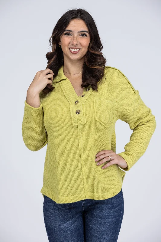 Margaritas and Bonfires Women's Quarter Button Ribbed Long Sleeve Top * Final Sale* Casual Women's Japanese Margaritas and Bonfires Women's Quarter Button Ribbed Long Sleeve Top * Final Sale* Casual Women's Japanese