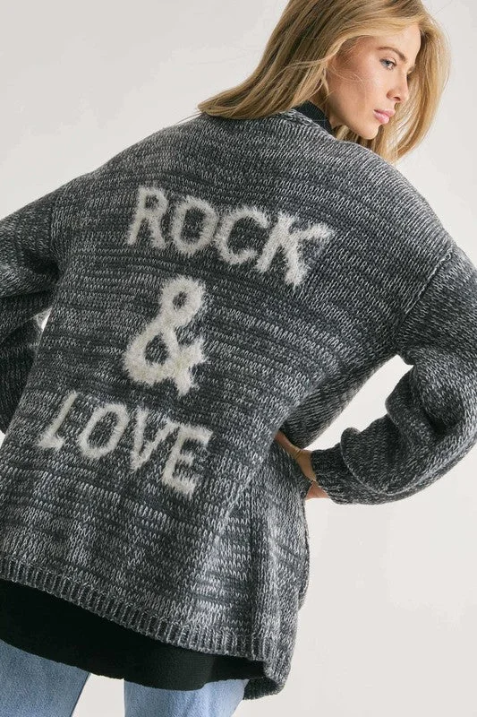 Knit Long Sleeve Cardigan Traditional Women's 