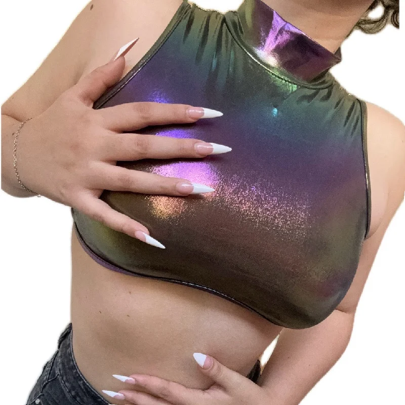 Holographic Crop Top Adventure