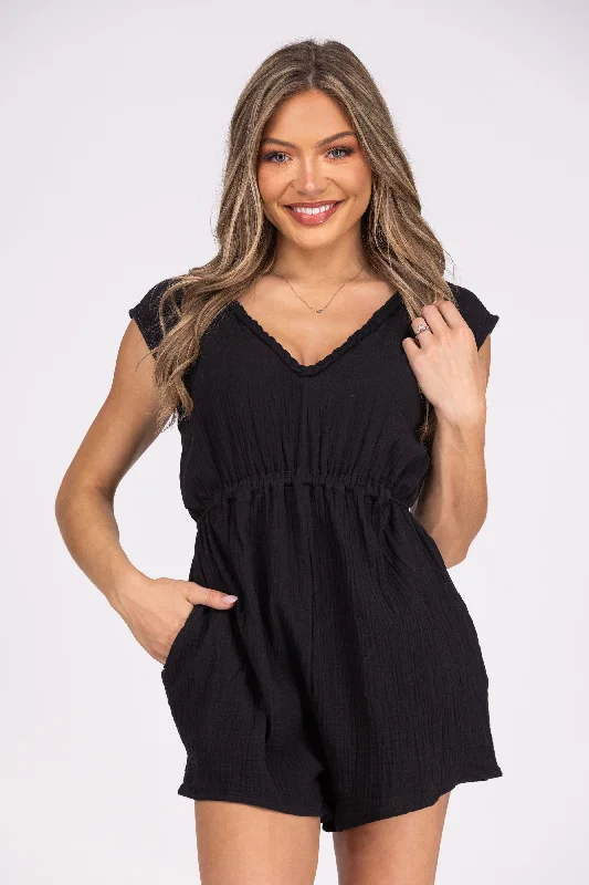 You Don't Have to be Perfect Women's V-Neck  Romper * Final Sale* Sporty Women's Tennis