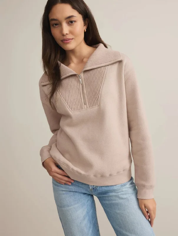ZSUPPLY SONATA FLEECE SWEATSHIRT-PARCHMENT Dynamic Women's High - energy