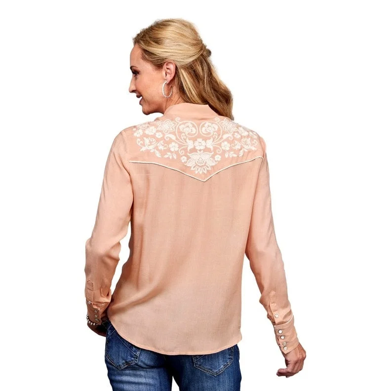 Stetson Western Shirt Womens L/S Rayon Retro Pink 11-050-0565-0552 PI Practical Women's Multi - Stetson Western Shirt Womens L/S Rayon Retro Pink 11-050-0565-0552 PI Practical Women's Multi -