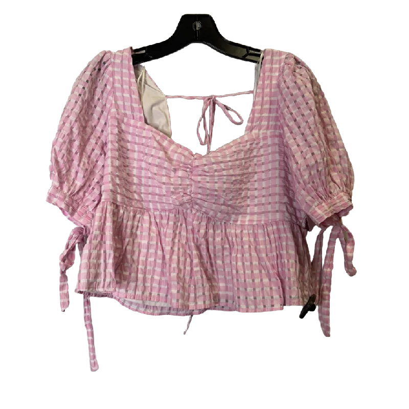 Top Short Sleeve By Altard State  Size: L Feminine Women's Soft 