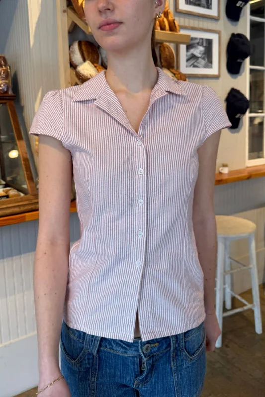 Rue Stripe Top Refined Women's Hand - crafted