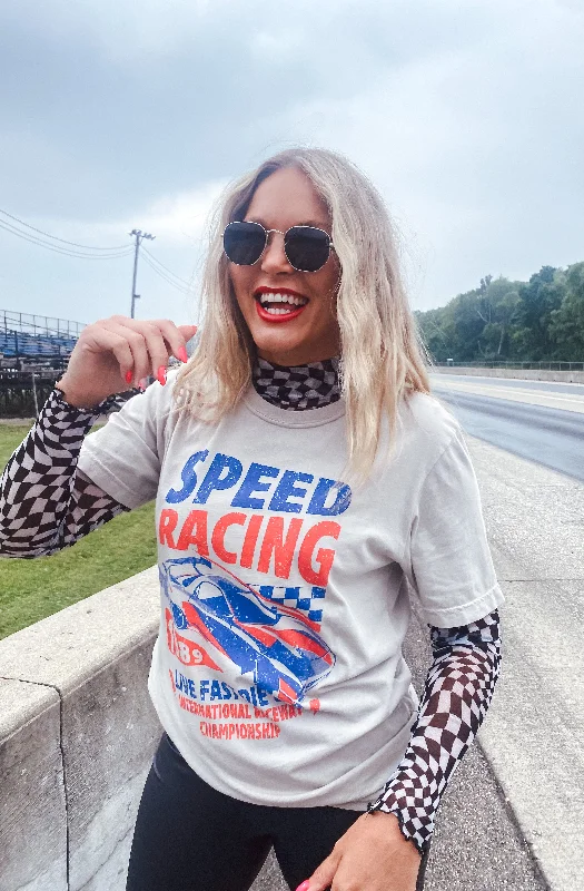 Speed Racing Graphic Tee Rugged Women's Outdoor 