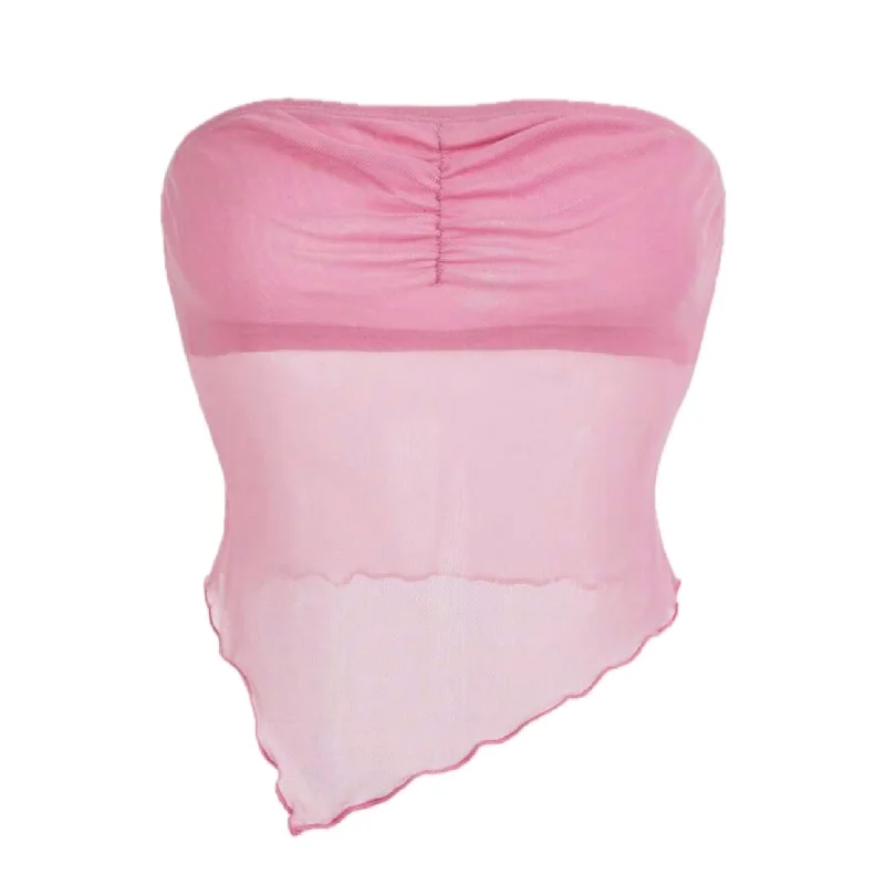 Pink Bandeau Dreams Laid - back Women's Vibe