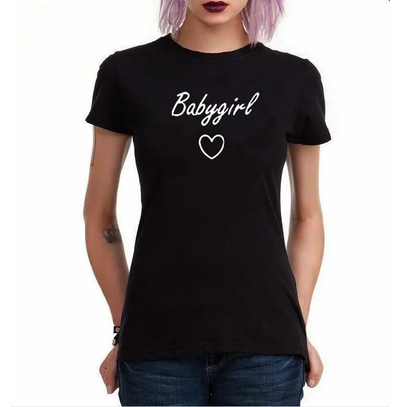 Babygirl T-shirt Minimalist Women's Casual