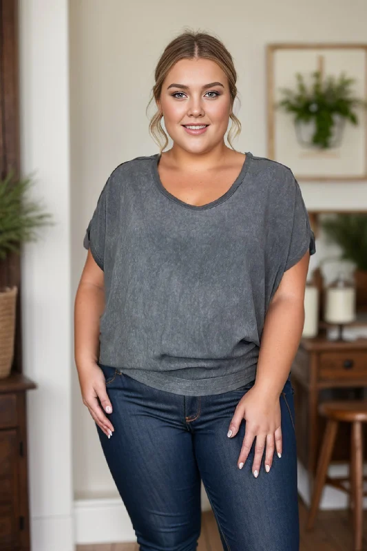Smokey Evenings - Short Sleeve Dapper Women's Bow - adorned