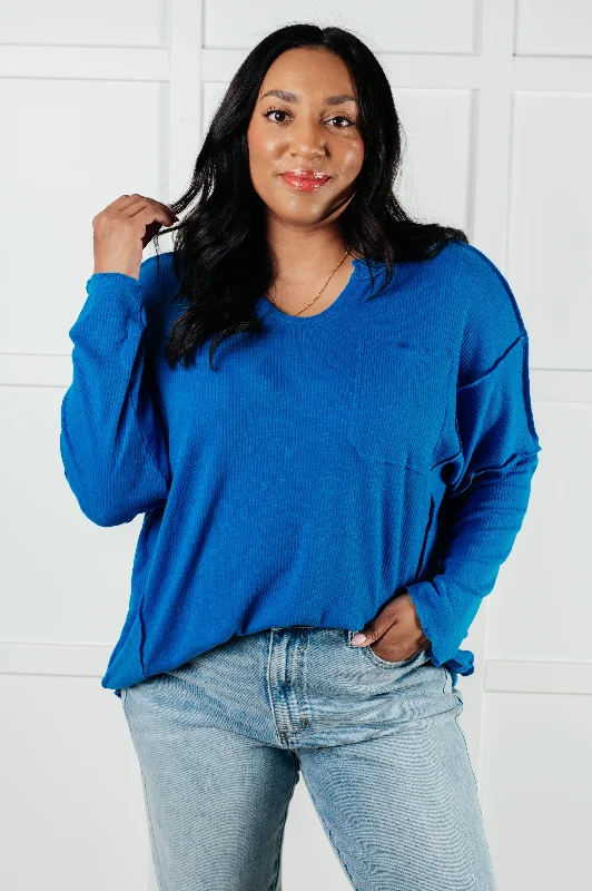 It Looks Easy Ribbed Top Earthy Women's Hemp - based