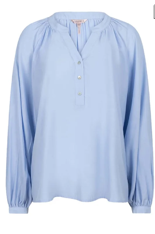 ESQUALO R NECK RAGLAN BLOUSE Streetwear Style for 