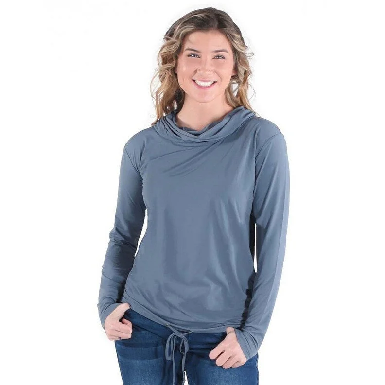 Cowgirl Tuff Western Shirt Womens Breathe L/S Steel Gray 100545 Dapper Women's 1920S Cowgirl Tuff Western Shirt Womens Breathe L/S Steel Gray 100545 Dapper Women's 1920S