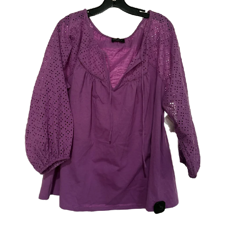 Top Long Sleeve By Lane Bryant  Size: 18 Sustainable Organic
