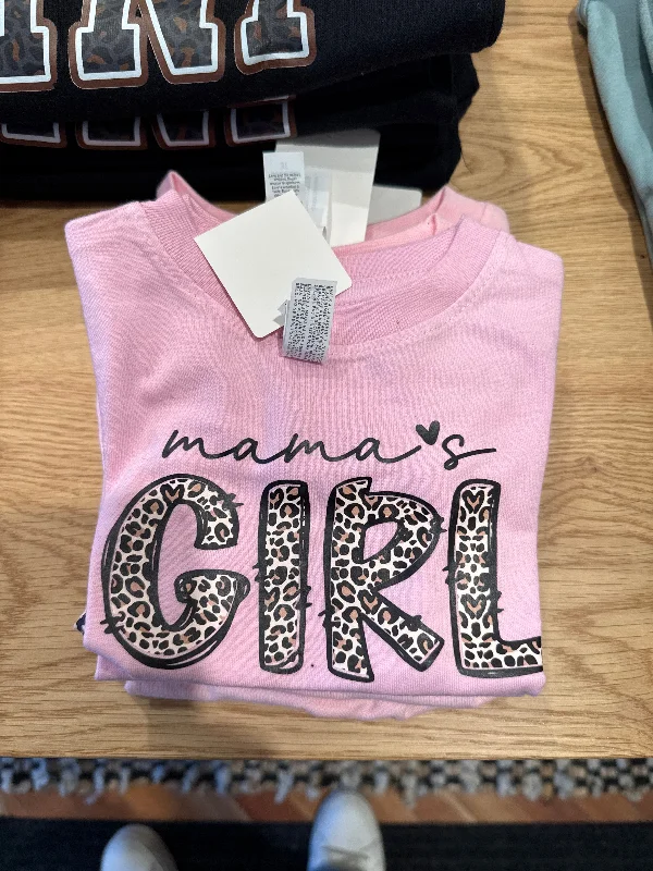 ZZ THREADZ Mamas Girl Leopard, Girl's Graphic, KIDS (Copy) Hip Women's Urban