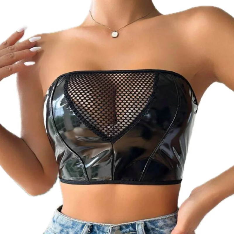 Fishnet Sexy Top Feminine Women's Soft 