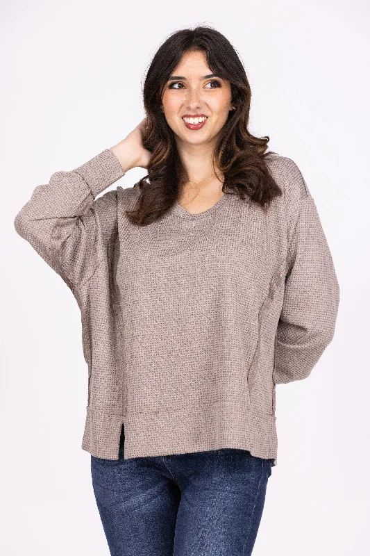 Wardrobe Winner Women's Soft Textured Long Sleeve Top * Final Sale* Traditional Women's 