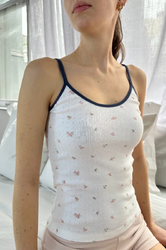 Beyonca Eylet Floral Tank garde