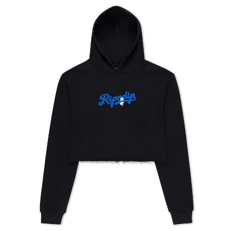 Los Ripndip Cropped Hoodie (Black) Monochromatic All - in - one