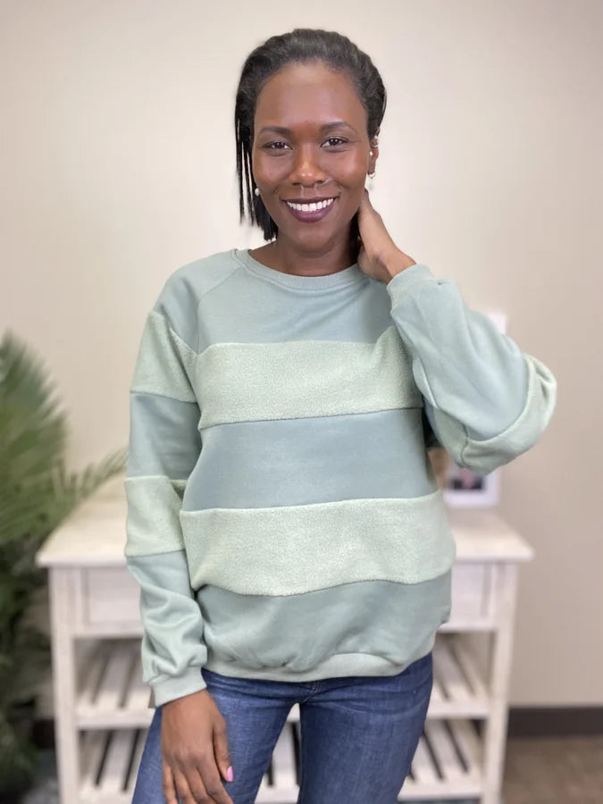 Always Be Together Women's Crew Neck Sweater * Final Sale* Monochromatic Office Style
