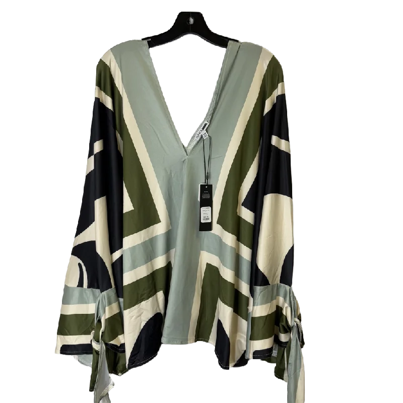 Top Long Sleeve By Fashion Nova  Size: 3x Preppy Women's College