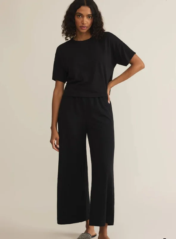 ZSUPPLY SWAY TEXTURED CROPPED TEE Sharp Women's Italian
