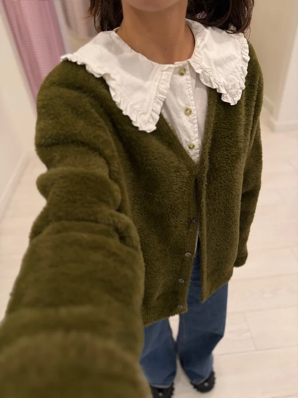 ITTO Fuzzy cardigan Relaxed Women's Beachy